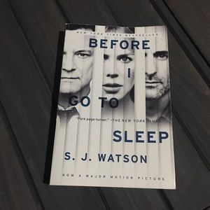 Before I go to sleep by S J Watson book novel